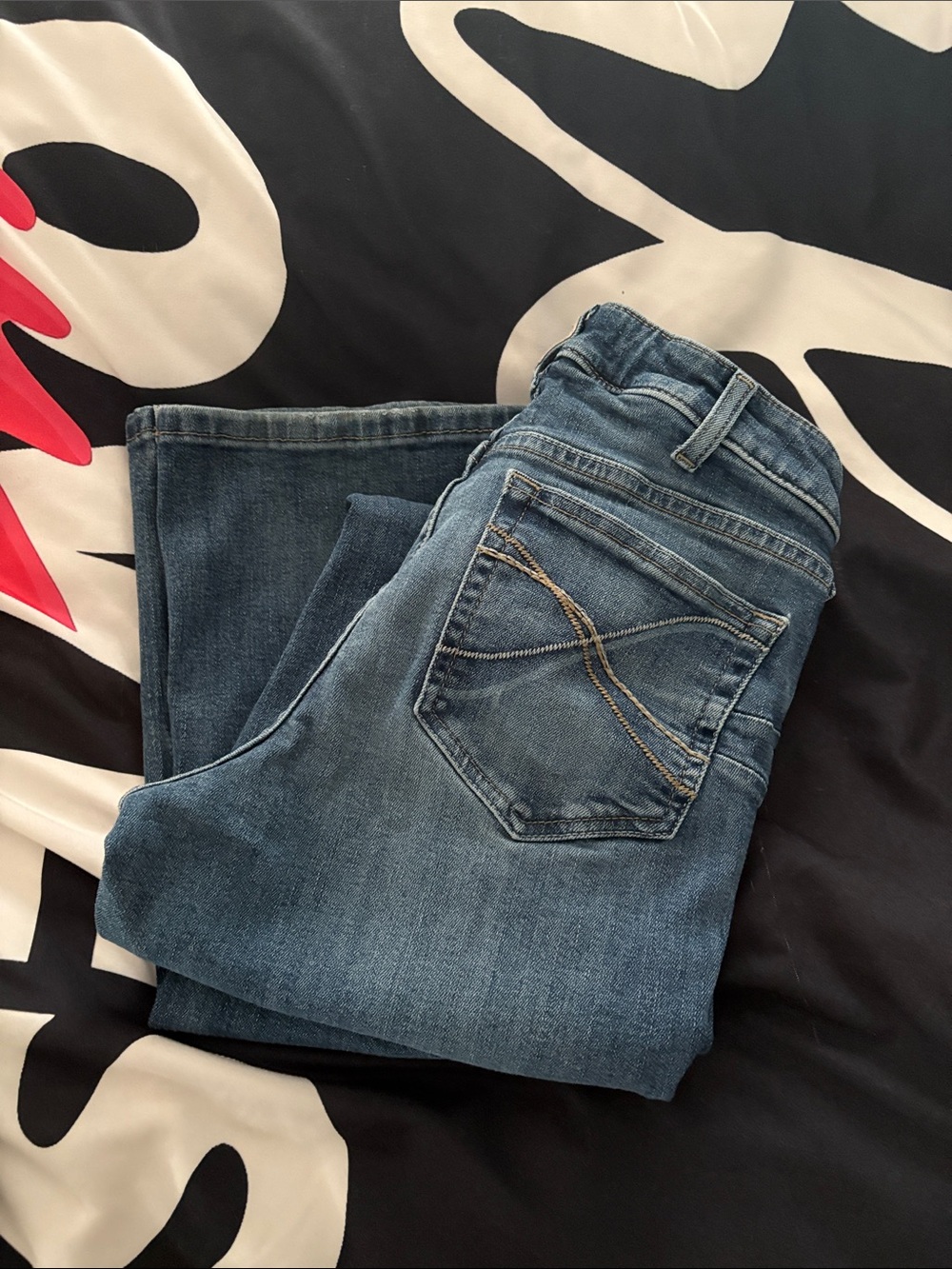 Ariat Women's Boot Cut Jeans in Medium Blue Wash